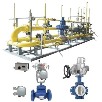新しく正確なKEYSTONE 空気圧バタフライバルブ FIGURE 990 バタフライバルブとNELES ポジショナー ND7000