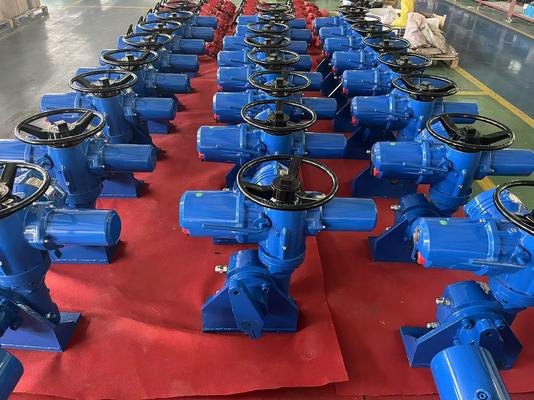 HART プロトコル付きのペックウォミー電動アクチュエータ 30~3000 Nm トーク