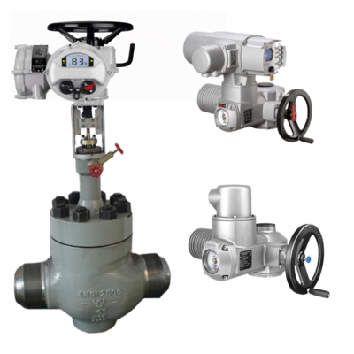 Rotork IQ Serials Electric Actuator With Control Valves Body As Rotork Electric Actuator Valve Electric Actuator For water treatment project