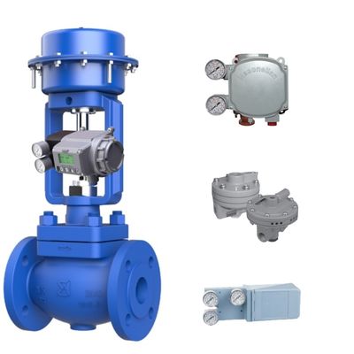 パネウマティック制御バルブとバルブ部品 マソニラン SVI2/SVI3/SVI1000 バルブポジショナーとASCO ソーレノイドバルブ