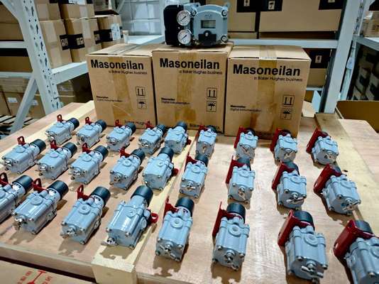 YT-1000空気のスマートな弁のポジシァヨナーおよびmasoneilan 78-40調整装置が付いている中国の制御弁