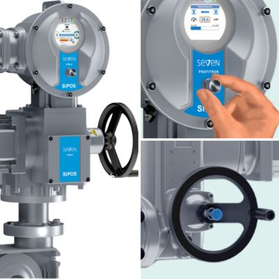 防爆 SIPOS Seven 7 水道用電気バルブアクチュエータ