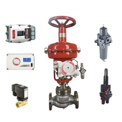 空気圧制御バルブ、新品在庫 Fisher 377 および FLOWSERVE 520MD 3800MD 3200MD ポジショナー、Burkert バルブ