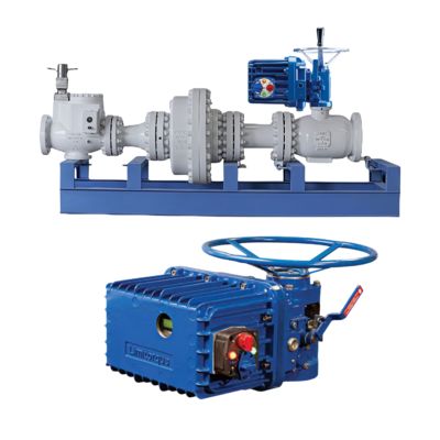 供給者 天然ガスの圧力を調節するスキッド オーダーメイド フローサーブ リミトーク 爆発防止 多回転電動バルブアクチュエータ