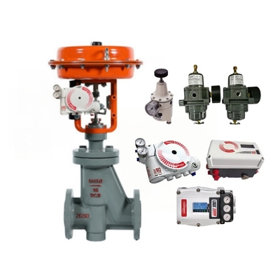 自動空気圧アクチュエータ制御バルブポジショナー Flowserve Logix 520MD 3200MD 3800 産業用デジタル制御バルブ価格