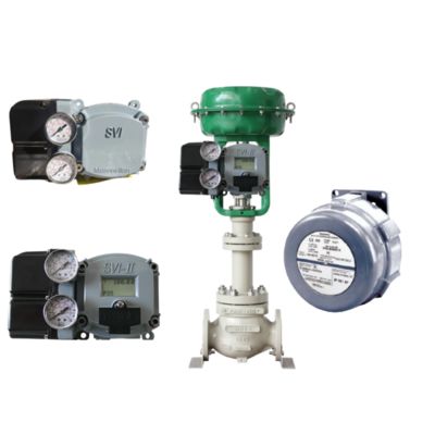 サイズ DN50 スパイラックスサーコ 空気圧制御バルブ KE73 およびマソナイラン バルブポジショナー SVI2/SVI3/SVI1000 とブースター在庫