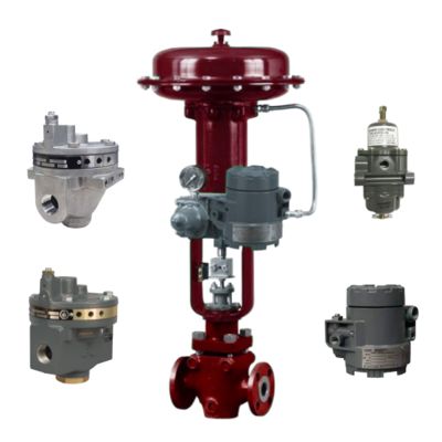 新型で正確なコントロールバルブとフィッシャー電空トランスデューサ846およびボリュームブースター2625