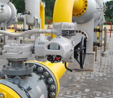 ステンレス鋼製ローターク電動作動バルブ 電動アクチュエータボールバルブ 流量制御バルブ