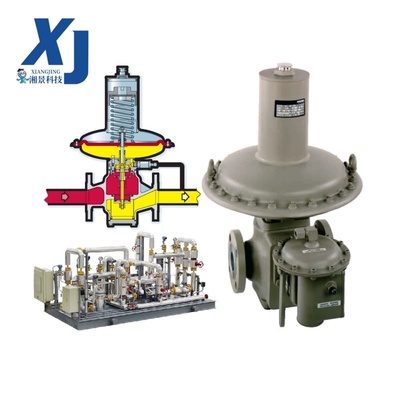 Gas Pressure Regulator Itron SSV8600 RB4000 Shut-off Valve Pressure Reducing Valve