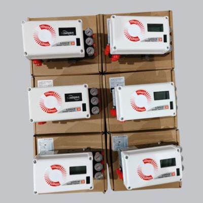 Brand new, genuine Flowserve Logix 520MD electro-pneumatic explosion-proof valve positioner accessories, installation kit 283456.999.000, and multi-function board.