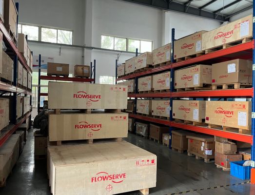石油・ガスパイプライン圧力制御用、Logix Flowserveポジショナー420シリアル420-47-W1D-10付き中国製制御弁 在庫