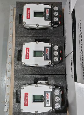 石油・ガスパイプライン圧力制御用、Logix Flowserveポジショナー420シリアル420-47-W1D-10付き中国製制御弁 在庫