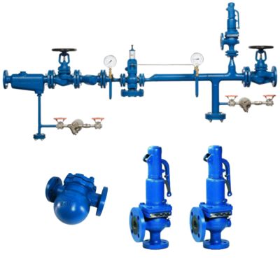 New and Blue SG Steam System Iron Bodied Spirax Sarco Ball Float Steam Trap  FT14/FT44/FT47/FT43 Steam Trap