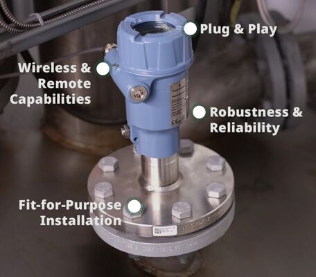 エマーソン 無線 HART 接触しないレーダーレベルトランスミッター ローズマウント 3408 モニターレベル測定