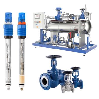 液体分析 容量測定 Endress Hauser CPS11E-UR7AAA2 と Spiraxarco 水と排水のためのベローバルブ BSA2T BSA3T