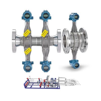 High Accuracy Flowmeter Flanged Rosemount 8800 Series Steam Gas Liquid Measurement Digital Vortex Flow Meters