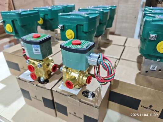 空気アクチュエーターおよびAsco 8210Gの電磁弁およびwestlock 2200の限界スイッチが付いている中国の制御弁