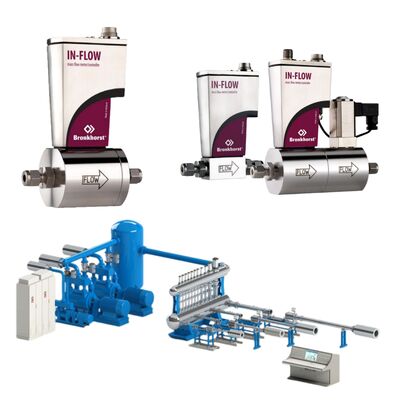 オリジナルのブロンクホルスト IN-FLOW MFM と E+H endress hauser フローメーター 溶接,熱処理 & 粉末塗装のために理想的,在庫あり