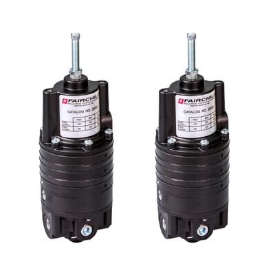 Masoneilan SVI1000G/IM インテリジェントバルブポジショナー（磁気フィードバック機能付き）、Rotork Fairchild M22 空気圧リレーと組み合わせ