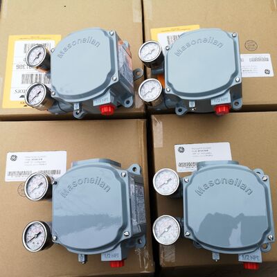 Masoneilan SVI1000G/IM インテリジェントバルブポジショナー（磁気フィードバック機能付き）、Rotork Fairchild M22 空気圧リレーと組み合わせ