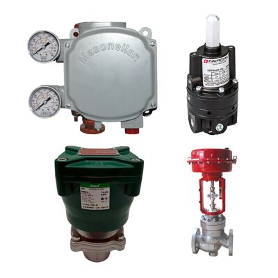 マソネイラン制御バルブ SVI1000シリーズバルブポジショナー SVI1000G/IM/SWポジショナー + フェアチャイルド M25 リレーとASCO電磁パルスバルブ NFG353D132 24VDC