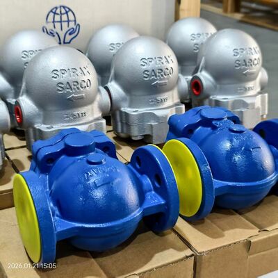 フランジ接続 FT14X FT14 FTGS14 SPIRAX SARCO ボールフロート スチーム トラップおよびパイプ上のエンドレスおよびハウザー流量計