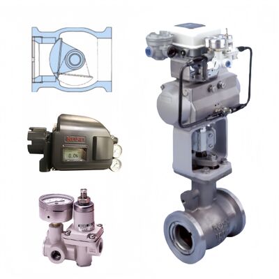 KOSO 210C 220C 230C コントロールバルブ 6500RA 6400RBアクチュエータ 石油化学精製所