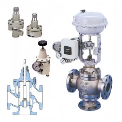 KOSO 521F 522F 3 方向変向混合球弁 500A 520A 上部誘導単座角弁