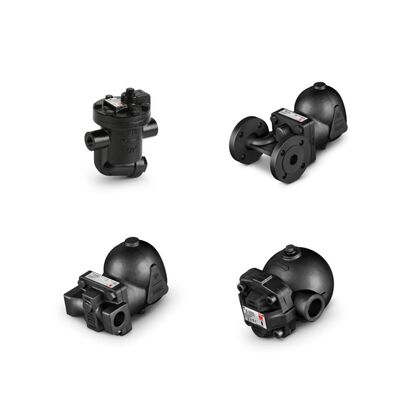 最大温度400℃、圧力範囲42バールの工業用ステンレス鋼製サーモスタット式スチームトラップ