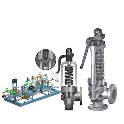 API 526規格 高温蒸気用コンソリデーテッド マキシフロー スプリング式安全弁