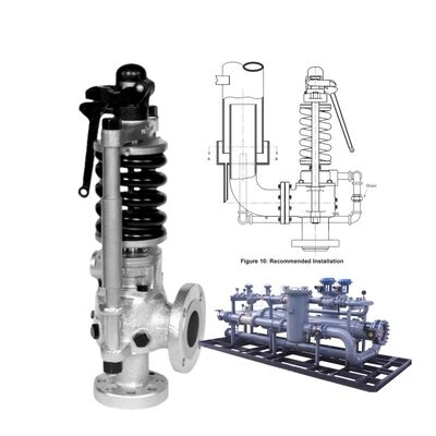 API 526規格 高温蒸気用コンソリデーテッド マキシフロー スプリング式安全弁
