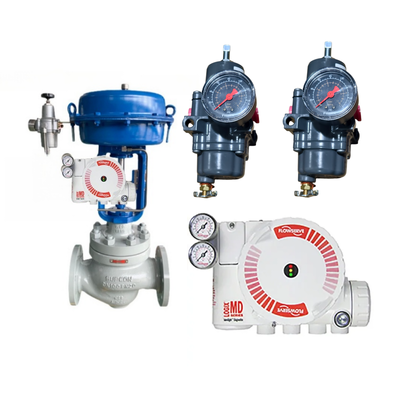 Fisher 67CFR Filter Regulator Flowserve Logix 3410MD-28-D6-M-04-50-0G-00 Digital Valve Controller Positioner