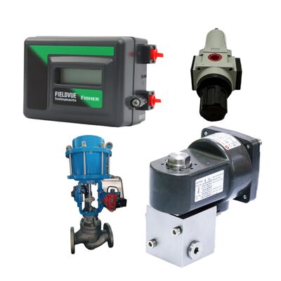 エマーソン・フィッシャー・FIELDVUE DVC2000 デジタルバルブポジショナー HART 4-20mA シングル/ダブルアクション, ノルゲン6215/6215L 直径3/2 5/2 防爆ソレノイドバルブ