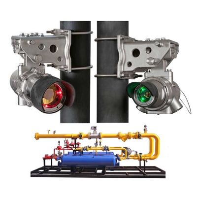 DET-TRONICS FlexSight LS2000 オープンパス赤外線炭化水素ガス検出器 双波長赤外線検出,ステンレス鋼の囲み,200メートル検出範囲