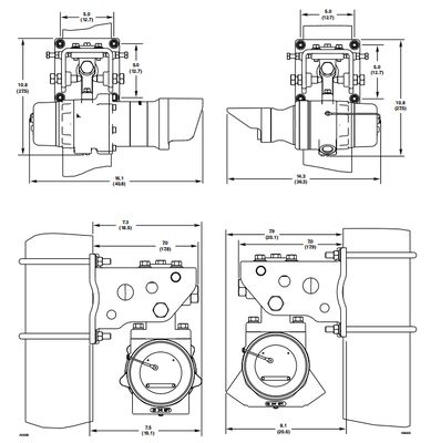 DET-TRONICS FlexSight LS2000 オープンパスガス検出器 200m 検出範囲 双波長IR技術とステンレス鋼の囲み