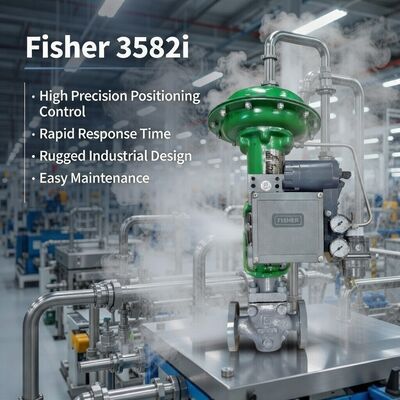 産業用制御弁用高性能Fisher 3582i電気空気圧式バルブポジショナ