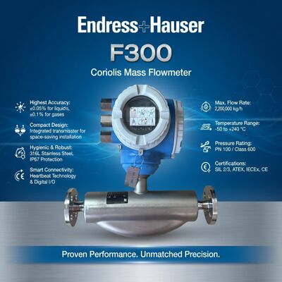 Endress Hauser E+H Proline Promass F 300 工業用流量測定 コリオリ流量計 価格