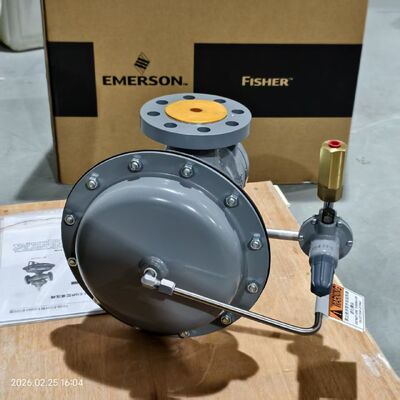 EMERSON Fisher 1098-EGR および 1098H-EGR タイプ 高性能ボイラー用ストック付きパイロット操作式ガス圧力調整弁