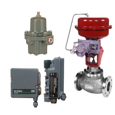 フィッシャー 3660/3661 圧圧制御バルブ用の67CFRフィルター調節器のバルブ位置付け器 電気圧圧位置付け器,4-20mA,ステンレス鋼 温度範囲マイナス40°Cから85°C