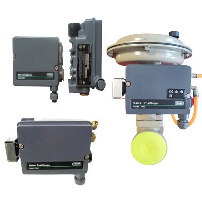 フィッシャー 3660/3661 圧圧制御バルブ用の67CFRフィルター調節器のバルブ位置付け器 電気圧圧位置付け器,4-20mA,ステンレス鋼 温度範囲マイナス40°Cから85°C