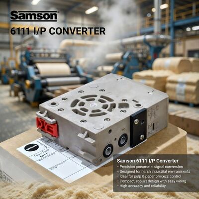 SAMSON 6111 産業用電圧気圧変換器 I/P信号変換器 4-20mA制御バルブ