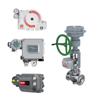 Spirax Sarco EP6 および Flowserve 空気圧コントローラ 3200MD 高性能 Digital Fisher 空気圧バルブ ポジショナ DVC2000 DVC6200