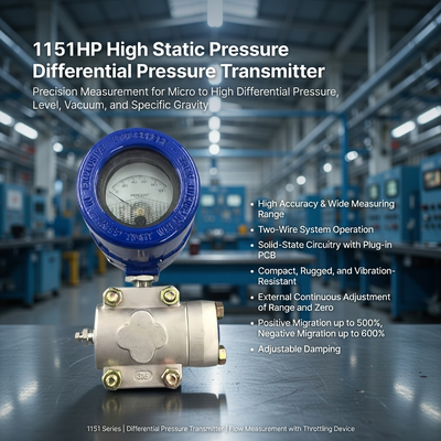 China SAIC 3151HP 3151DR 3151DP 1151HP 1151DR 1151DP Liquid Gas Steam Digital Differential Pressure Transmitter
