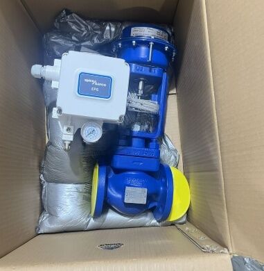 空気圧制御バルブおよびストック FISHER DVC6200 コントローラーおよび電空ポジショナー Spiraxsarco EP6SLS1-A および SP7