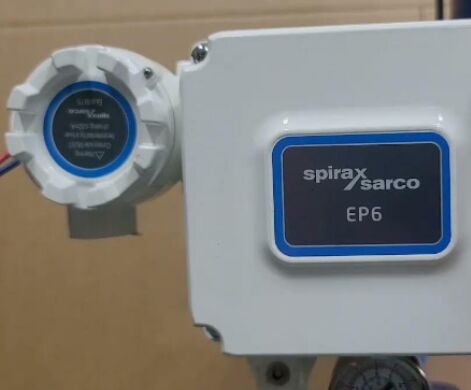 空気圧制御バルブおよびストック FISHER DVC6200 コントローラーおよび電空ポジショナー Spiraxsarco EP6SLS1-A および SP7