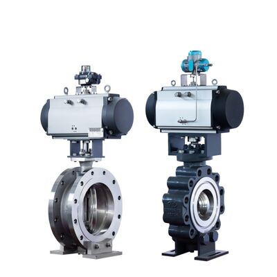 China CQCY OEM Soft Seal Fixed V Type O Type Ball Valves Pneumatic Actuators Pneumatic Ball Valves