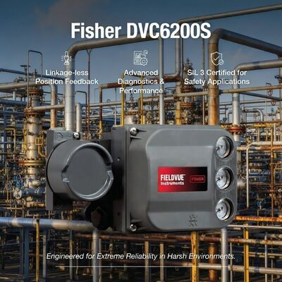 ストック F-isher DVC6200 FIELDVUE デジタル ハート バルブ ポジショナー 4-20mA 電気 肺動力制御器 肺動力動力器