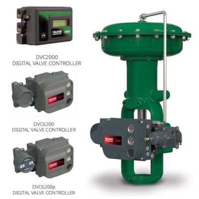 フィッシャー 657 667 油ガス化学発電のためのDVC2000 DVC6200位置付け器を持つ弁アクチュエータ