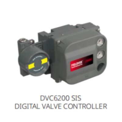 オイル・ガス用FiSher 2052 スプリング＆ダイヤフラム式ロータリーアクチュエータ DVC6200ポジショナ付き
