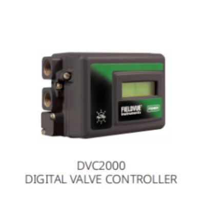 Emerson Fisher DVC6200 Pneumatic Valve Positioner with 67CFR Filter Regulator Featuring HART Communication Protocol IP66 Protection and Non-Contact Position Feedback